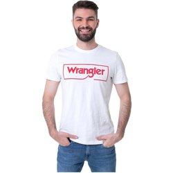 Camiseta Wrangler Frame Logo Tee White