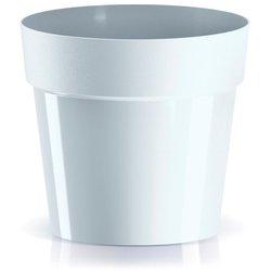 Maceta cube basic , dimensiones (mm) 124x124x114, color blanco