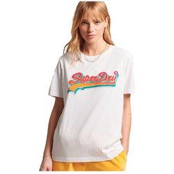 Superdry Camiseta Vintage Vl Seasonal Blanco