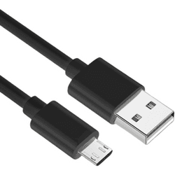 Cable de Datos y Cargar Cable Micro USB Sincroniza y Carga 2.4A rapida 3A y super rápid 5A| Alta Velocidad | Transferencia de Datos 480 Mbit/s | Compatible con Samsung, HTC, Sony, Motorola, LG, Nokia, Kindle, PS4, Xbox One | Blanco o negro | 1 Metro