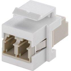 Goobay Keystone Conector de Fibra Óptica LC-Dúplex Blanco