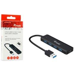 Hub USB Equip 128959 Negro