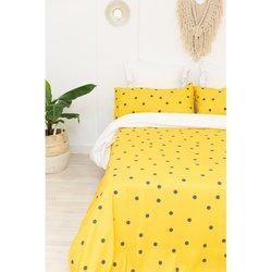 Funda Nórdica Topos Azul-amarillo - Cama150 (240x270)