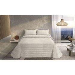 Colcha Pierre Cardin ONDAS Beige Cama de 180 (3 Piezas)