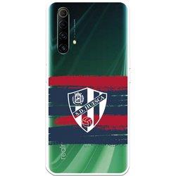 Funda para Realme X50 5G del Huesca Rayas Transparente - Licencia Oficial SD Huesca