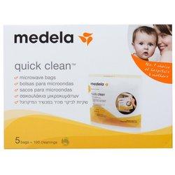 MEDELA QUICK CLEAN BOLSAS PARA MICROONDAS REUTILIZABLES 0% BPA 5 U