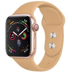 Bracelete SmoothSilicone para Apple Watch Series 9 41mm Cor de Pele