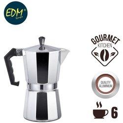 Cafetera EDM Aluminio 6 Tazas