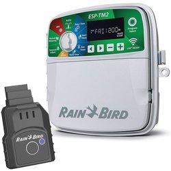 Programador riego automático ESP-TM2 8 zonas interior Rain Bird Módulo Wifi Lnk