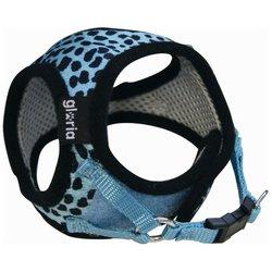 Arnés para Perro Gloria Leopardo M 27-35 cm Azul