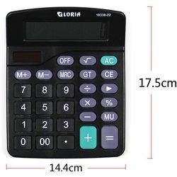 Gloria Europa Calculadora Grande Pantalla Grande 12 dígitos, calculadora de Oficina