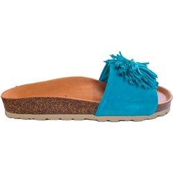 Sandalias de Mujer VERBENAS Reina Velour Azul (38)