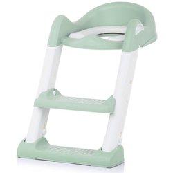 Asiento Reductor con Escalera para wc TIPPY pastel green CHIPOLINO