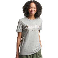 Superdry Camiseta Vintage Venue Interest Gris