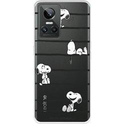 Funda para Realme GT Neo 3 Oficial de Peanuts Snoopy rayas - Snoopy