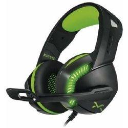 Auriculares gaming droxio leyon negro/verde