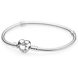 pulsera pandora cierre corazón - 590719