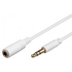 Goobay Cable Extensor Jack 3.5mm Macho/Hembra 5m Blanco