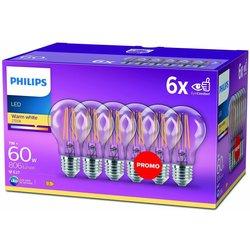 Bombilla LED Philips Bombilla Transparente E 60 W (2700k)