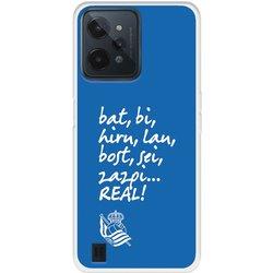 Funda para Realme C31 del Real Sociedad de Fútbol Real grito aficion  - Licencia Oficial Real Sociedad de Fútbol