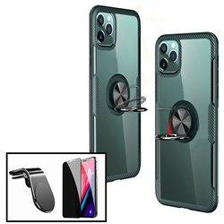 Kit Funda, Protector 5D y Soporte Magnético Coche iPhone XS Max 3x1 Clear Armor