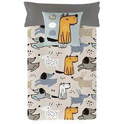 Funda Nórdica Costura Dogs (Cama de 90)