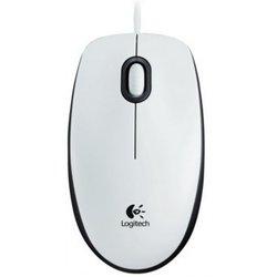 Logitech B100 Ratón Blanco