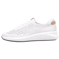 Clarks Un Rio Tie Deportivas Planas mujer Blanco