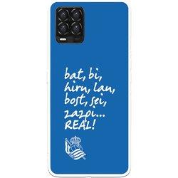 Funda para Realme 8 del Real Sociedad de Fútbol Real grito aficion  - Licencia Oficial Real Sociedad de Fútbol