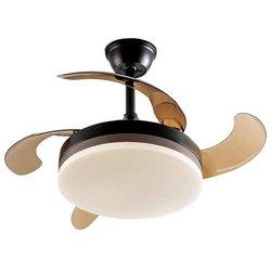 Schuller - vento mini-ventilador negro D40 dim