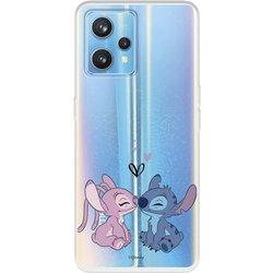 Funda Para Realme 9 Pro+ Oficial De Disney Angel & Stitch Beso - Lilo & Stitch