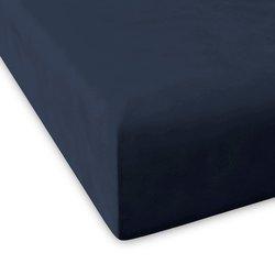 Sábana GUY LAROCHE Pure (Azul Marino - 100% Percal Algodón - 100x200+28 cm)