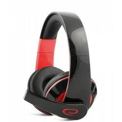 Auriculares con Micrófono Esperanza EGH300R Negro Rojo