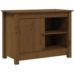 Mueble Para Tv VIDAXL Marrón Madera (70x36.5x52 cm)