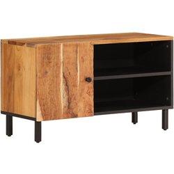 vidaXL Mueble de TV madera maciza de acacia 80x33x46 cm