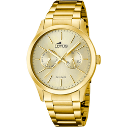 Reloj LOTUS Hombre (Acero - Dorado)