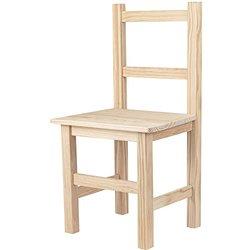 Silla Infantil de Madera Natural 31 x 25 x 57 cm TIENDA EURASIA