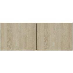 Mueble TV Sonoma Roble 80x30x30 cm Madera multicapa