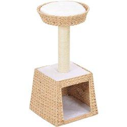 Árbol para gatos con Scratchers en Sisal Seagrass