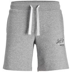 Pantaln Corto JACK & JONES JPSTANDY SWEAT SHORT 12225087 GRIS Gris