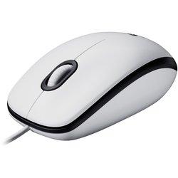 logitech mouse m100 - white -