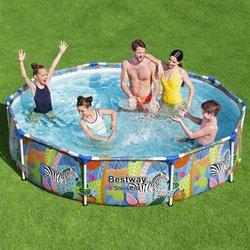 Piscina hinchable animales diam 305 x h 66 cm