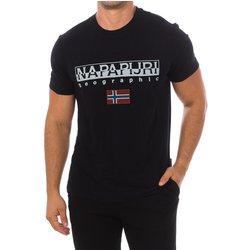 Camisetas NAPAPIJRI Ayas Hombre (M - Negro)