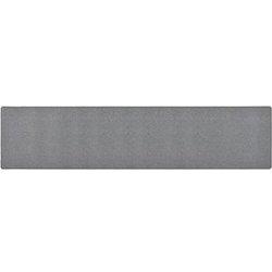 Alfombra corta gris 80x400 cm Um