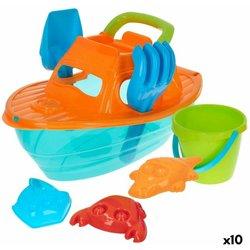 Set de Juguetes de Playa Colorbaby Polipropileno (10 Unidades)