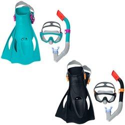 Gafas de Buceo con Tubo Infantiles BESTWAY Azul Negro Adulto (1 unidad)