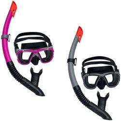 Gafas de Buceo con Tubo BESTWAY Gris Rosa Adulto (1 unidad)