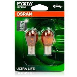 OSRAM 7507ULT-02B - Lámpara Osram PY21W BAU15S 2 ULTRALIFE 21W