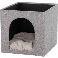 Cama para Gatos TRIXIE Ella Cuddly Cave (Gris - 37x33x33cm)