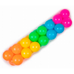 Pelotas ACAN Toinsa Multicolor 30 Uds EIdad Mínima Recomendada: 2 años - 8 Cm)